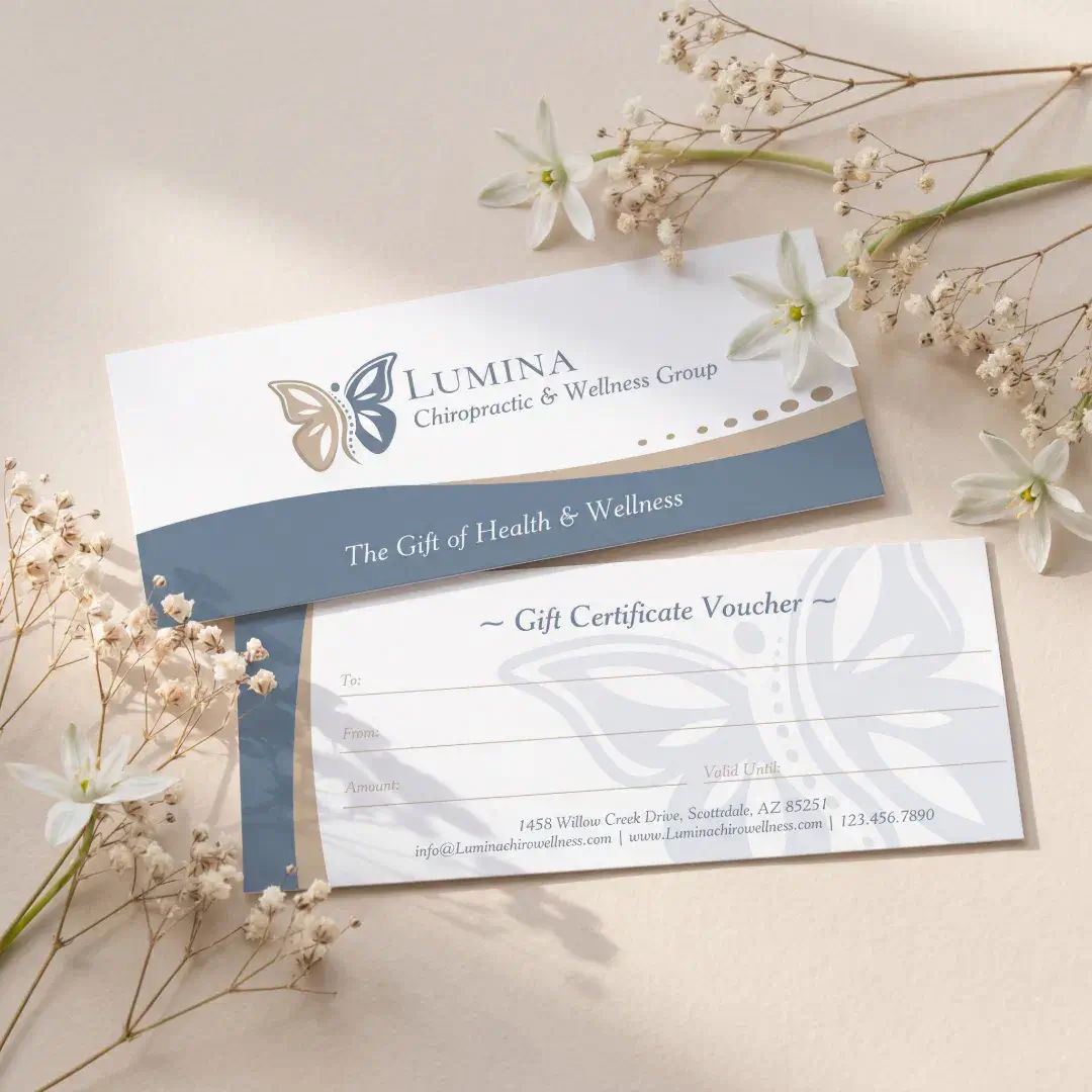 Butterfly Spine Chiropractic Wellness Certificate